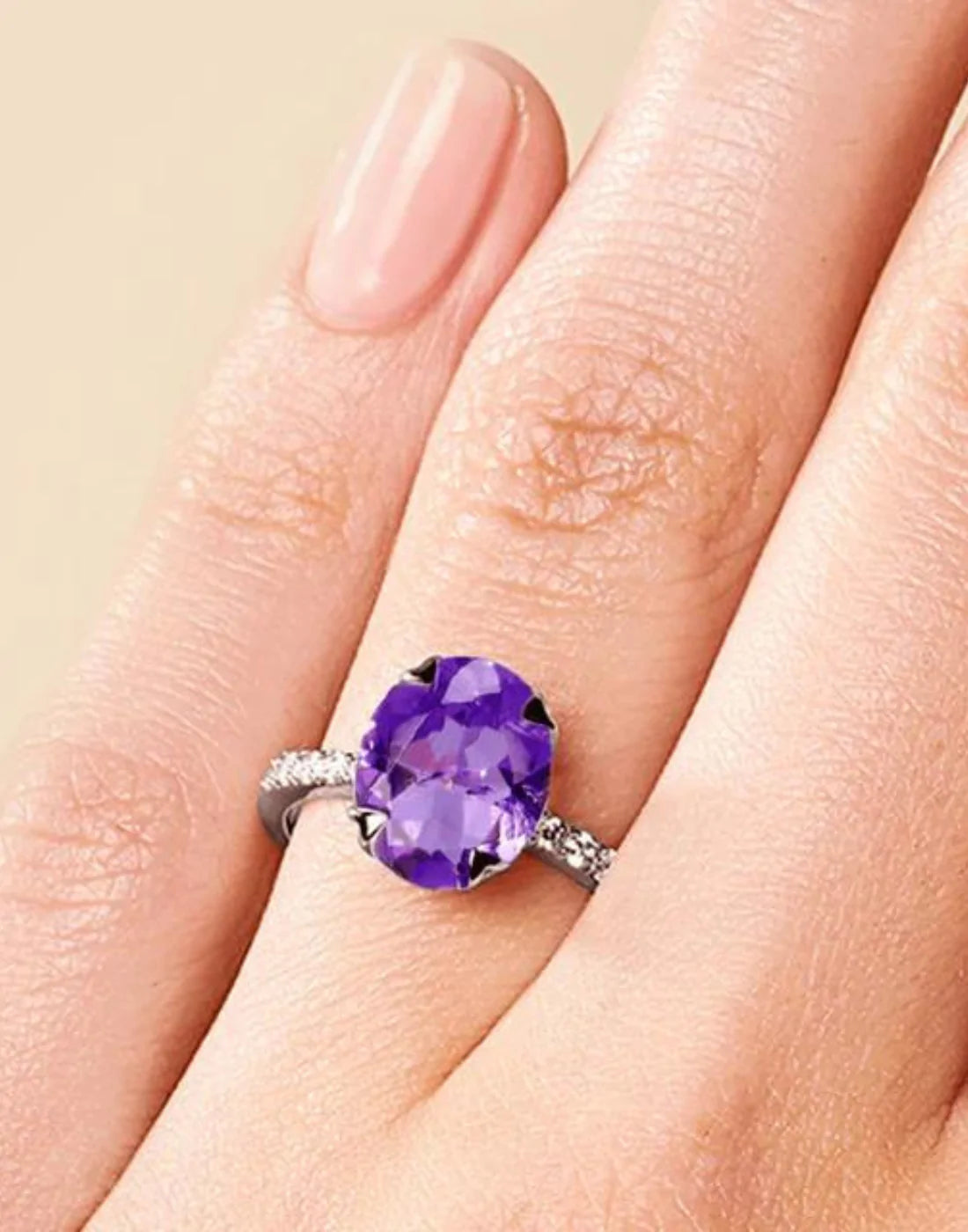 Magic Amethyst Ring – 925 Sterling Silver Ring