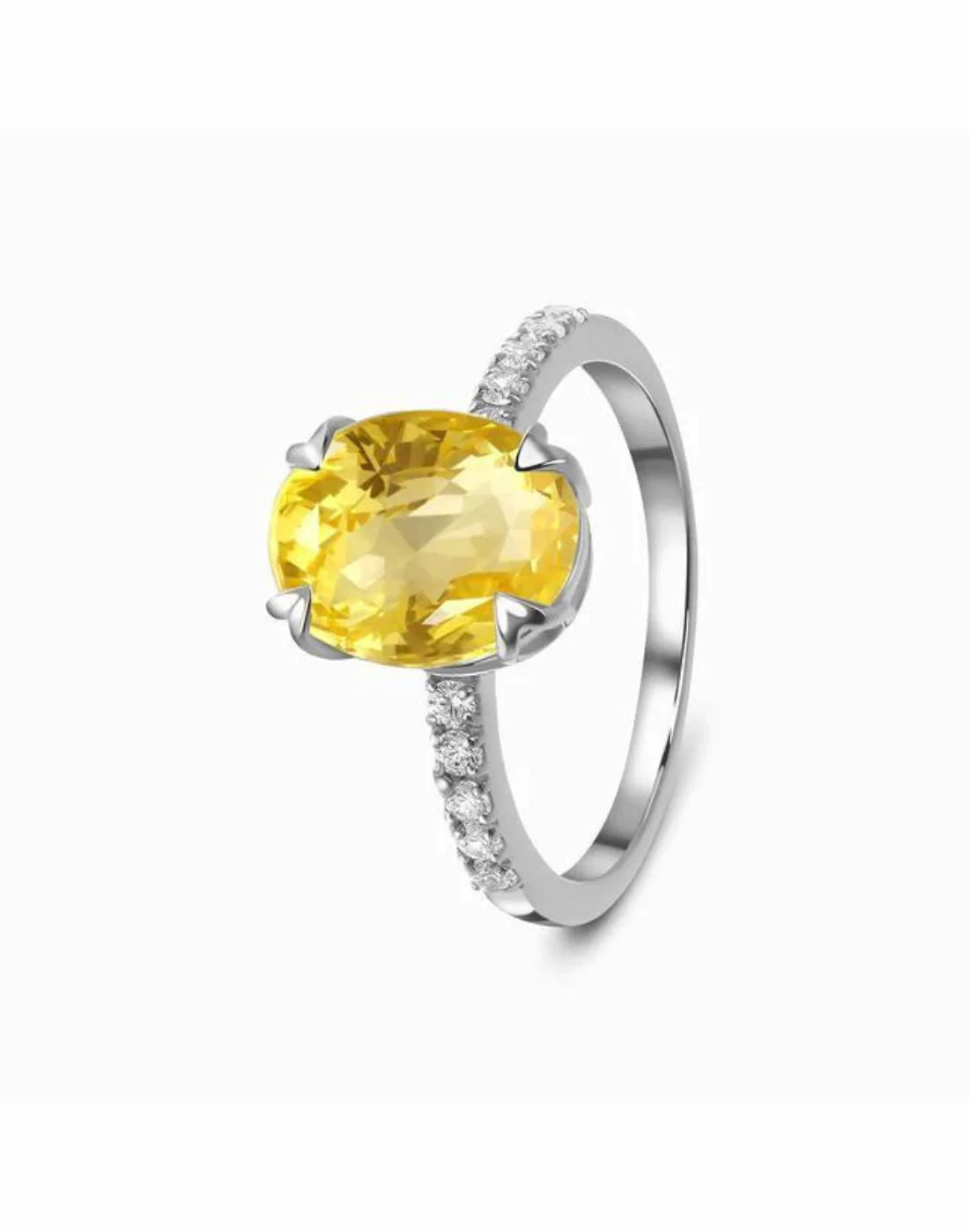 Magic Citrine Ring – 925 Sterling Silver