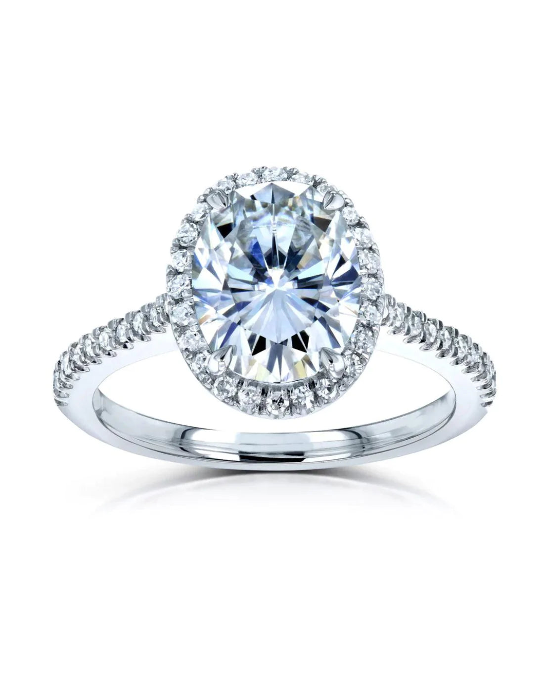 Moissanite Ring – 925 Sterling Silver Ring