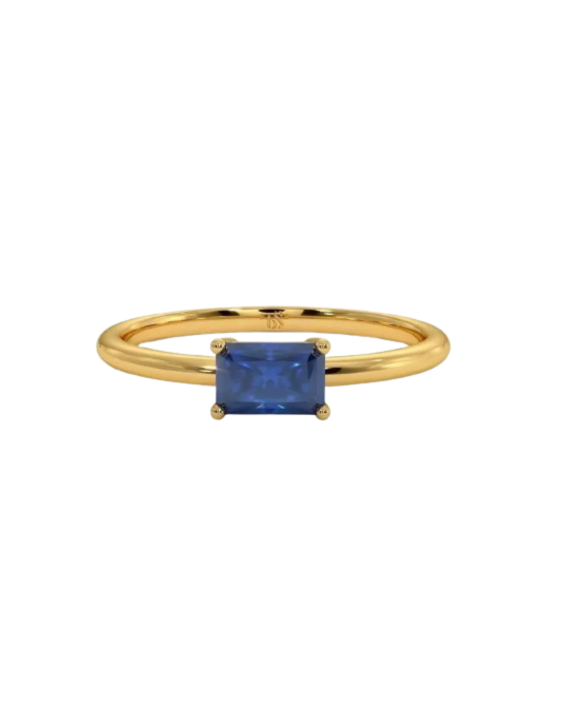 Sapphire Cut Ring – 925 Sterling Silver