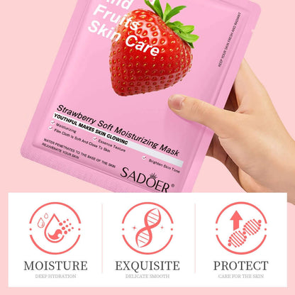 Strawberry Soft Moisturizing Facial Mask