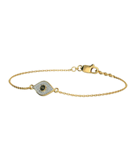 Minimal Evil Eye Bracelet